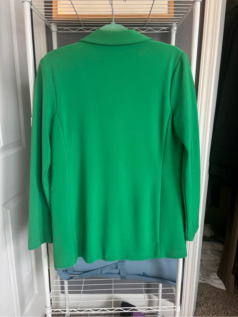 Joseph Ribkoff Green Single-Button Blazer - Picture 3 of 6
